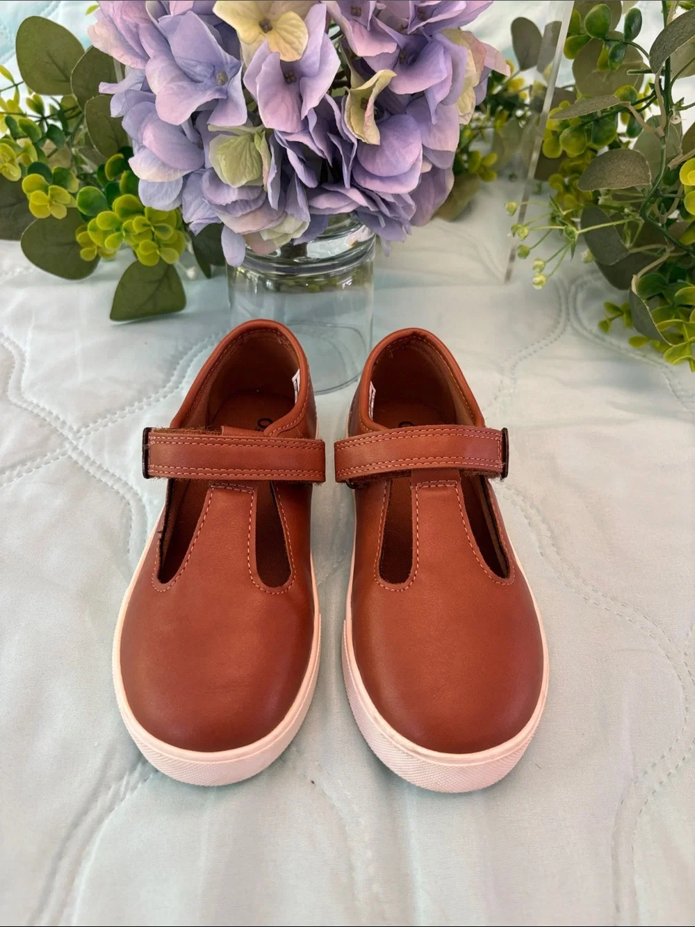 OshKosh B'gosh Rust Brown Mary Jane Sneakers